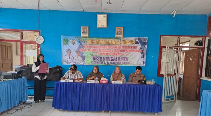 Pemdes Nangai Amen Bentuk Kopdes Merah Putih Wujud Nyata Pemberdayaan Ekonomi Masyarakat