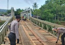 Jembatan Tanjung Agung Sudah Bisa Dilewati
