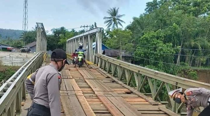 Jembatan Tanjung Agung Sudah Bisa Dilewati