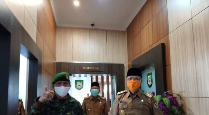 Danrem 041 Kunjungi Kantor Gubernur Bengkulu