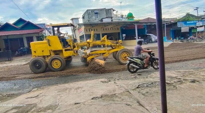 Setelah Di Beritakan, Jalan Kota Argamakmur Di Perbaiki