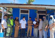 Pembagian Bantuan BLT DD di Desa Kota Agung Di Hadiri Langsung Oleh Kadis DPMD