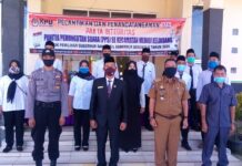 Pelantikan dan Penandatanganan Fakta Integritas PPS Se kecamatan Marigi Kelindang Bengkulu Tengah