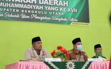 Agus Candra Ketua, Wabup BU Ajak Pemuda Muhammadiyah Bangun Bengkulu Utara