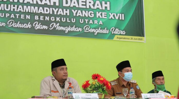Agus Candra Ketua, Wabup BU Ajak Pemuda Muhammadiyah Bangun Bengkulu Utara