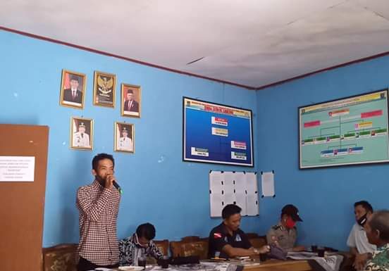 Penyaluran BLT DD Tahap Tiga Desa Lubuk Lesung Berjalan Lancar Aman Dan Tertip