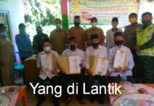 Kepala KUA Bang Haji Lantik Empat Orang Pengurus Syarak Desa Taba Tengah