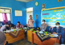 Desa Taba Rena Titik Nol Bangun Pagar Perpustakaan