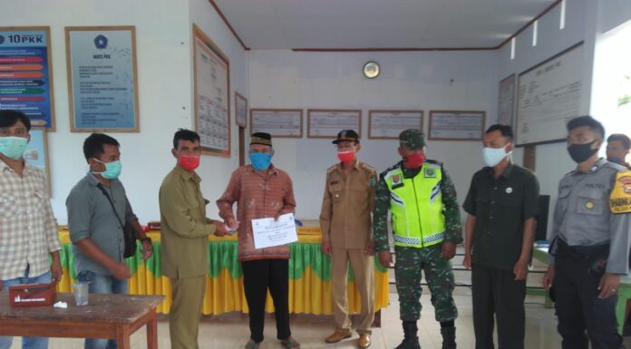 Pembagian BLT DD Desa Air Lelangi Tahap III Rampung Dengan Kondusif