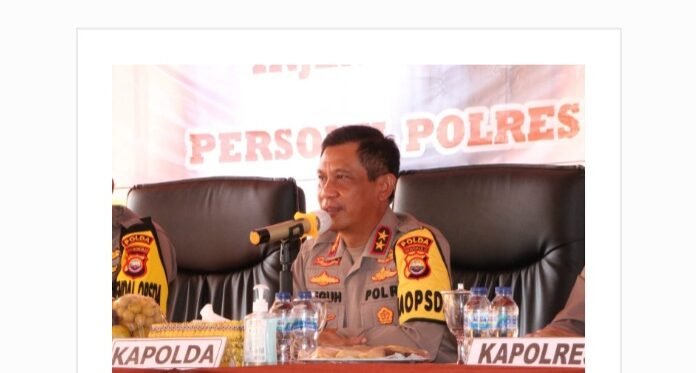 Jelang Pilkada Serentak Kapolda Bengkulu Cek kesiapan Pengaman Dipolres Mukomuko