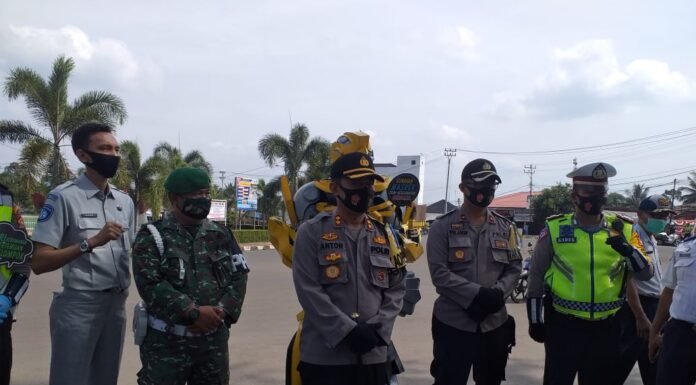 Edukasi Pengguna Kendaraan, Cara Pencegahan Covid-19 Di Lakukan Satlantas Kabupaten Bengkulu Utara