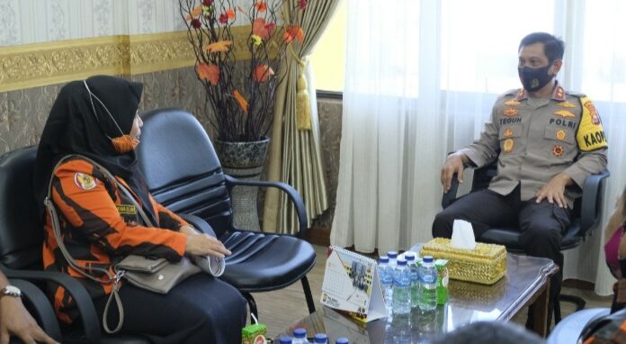 Audiensi Pemuda Pancasila Kapolda, Ajak Mengurangi Keramaian Menjelang Hari Kemerdekaan