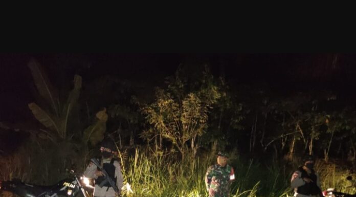 Polres Rejang Lebong Gelar Patroli Gabungan TNI / POLRI Untuk Meningkatkan Keamanan Di Wilayah Rawan Kriminal