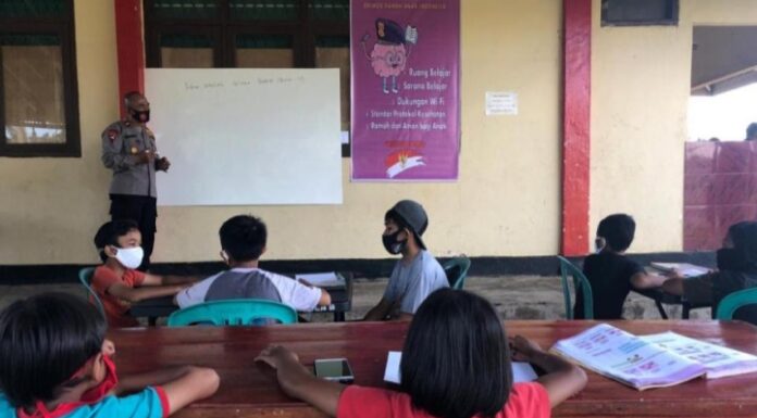 Sat Brimobda Polda Bengkulu Luncurkan“BRAIN” Bentuk Kepedulian Terhadap Pendidikan Di Tengah Pandemi Covid-19