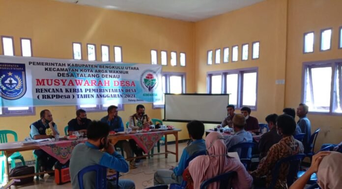 Musdes RKPDes Talang Denau Prioritaskan Kebutuhan Masyarakat