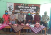 Polsek Nasal Mengadakan Penyuluhan Hukum Sosialisasi Dan Edukasi Pencegahan Kebakaran Hutan Dan Lahan