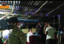 Jatanras Polda Bengkulu Sasar Tempat Nongkrong dan Hiburan Giat Cipkon Nala 2020