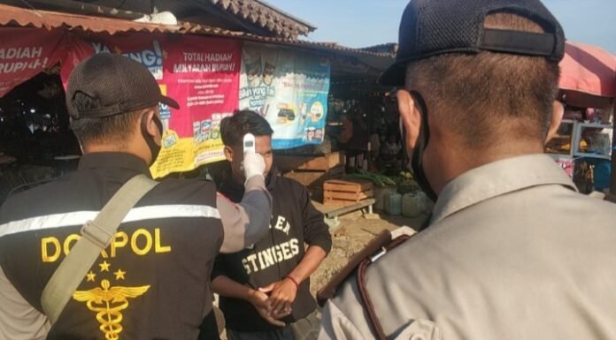 Satgas Aman Nusa II Polda Bengkulu Tingkatkan Patroli dan Himbauan Protokol Kesehatan Covid-19