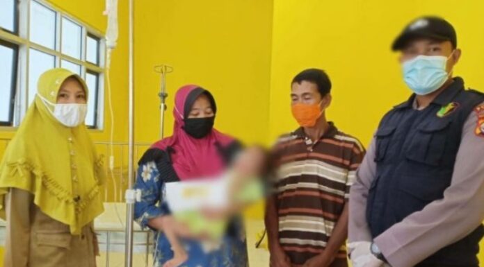 Program 1000 Berbagi Polres Seluma Ringankan Pengobatan Balita Gizi Buruk