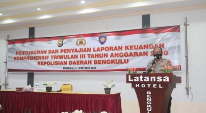 Bidang Keuangan Polda Bengkulu Gelar Rapat Penyusunan Dan Penyajian Laporan Keuangan