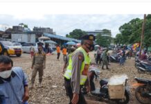 TNI/POLRI dan Satpol PP Himbau Masyarakat Patuhi Prokes