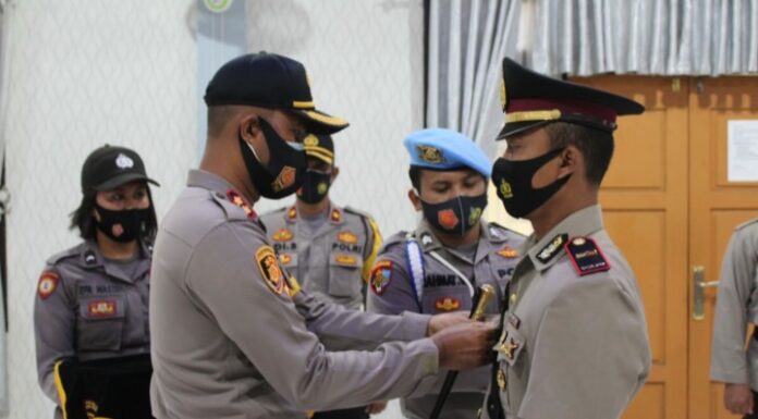 Sertijab Kapolsek Sungai Rumbai Di Pimpin Langsung Oleh Kapolres Mukomuko