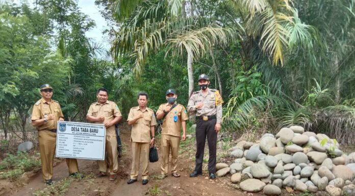 Desa Taba Baru Lakukan Titik Nol Bidang Pembangunan DD Tahun 2020
