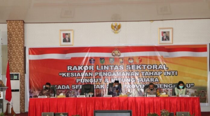 Polda Bengkulu Siapkan Pengamanan Tahap Inti Pilkada Dalam Rapat Lintas Sektoral