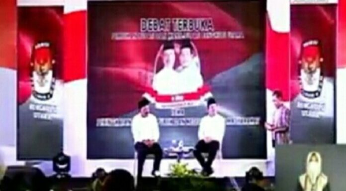 Debat Publik Pertama Cabup dan Cawabup Bengkulu Utara Sukses Yang Di Selengarakan Oleh KPU BU
