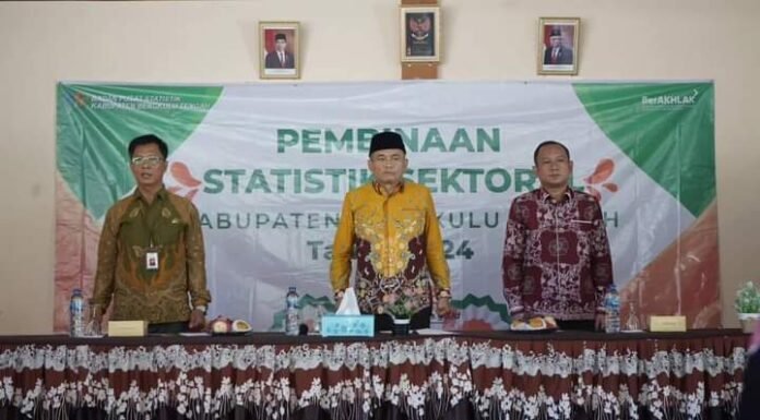 Rapat Pembinaan Statistik Sektoral sekaligus Pencanangan Desa Sri Kuncoro Sebagai Desa Cinta Statistik Benteng Tahun 2024