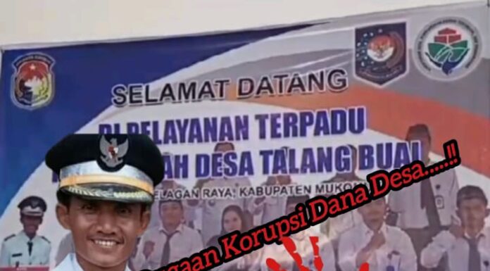 Dana Desa Talang Buai Tahun 2024 Di Duga Ada Indikasi Mark Up