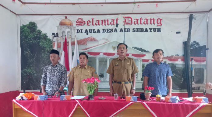 Pemeritah Desa Air Sebayur Gelar Rapat Penyusunan RKPDes Tahun Anggaran 2025