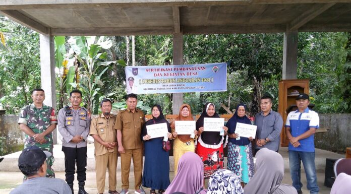 Pemdes Lubuk Bayau Salurkan Blt DD Tahap Ahir Tahun Anggaran 2024