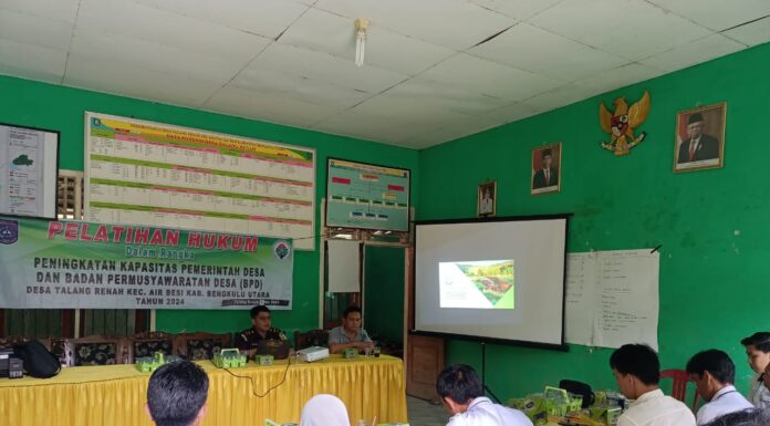 PENYULUHAN HUKUM BAGI APARATUR PEMERINTAHAN DESa dan BDP DESA TALANG RENAH