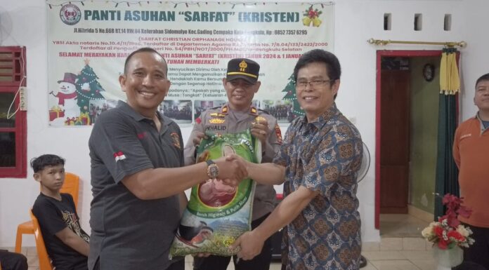 DENGAN SEMANGAT PENGABDIAN 27 TAHUN Wtt 33 NUSANTARA, POLDA BENGKULU BERIKAN BANTUAN SOSIAL KE PANTI – PANTI ASUHAN.