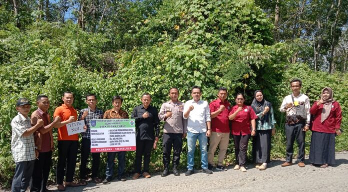 Pemdes Dusun Urup Titik Nol Jalan Usaha Tani Desa Tahun Anggaran 2024