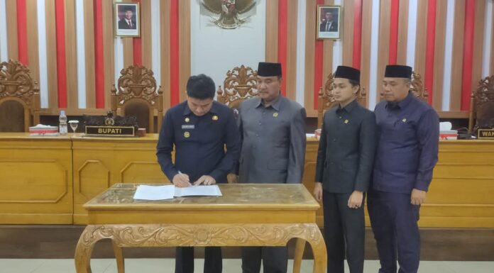 Rapat Paripurna DPRD Bupati Bu Jadikan Rekomendasi Sebagai Acuan Pelaksanaan Penyelenggaraan Pemerintahan