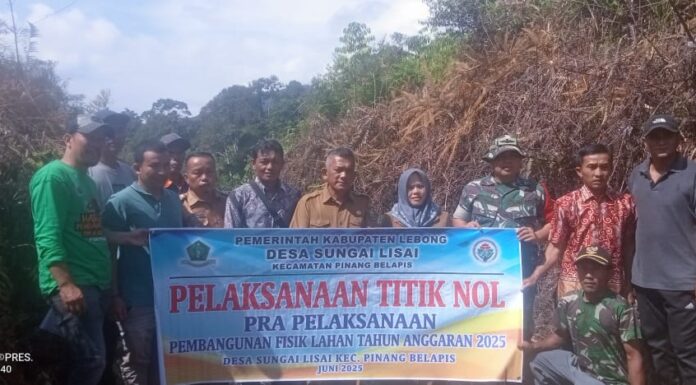 Mempercepat Peningkatan Perekonomian Masyarakat Pemdes Sungai Lisai Bangun JUT