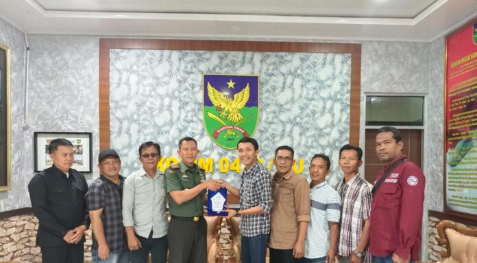 JMSI Bengkulu Utara Jalin Silaturahmi Dengan Kodim 0423/BU