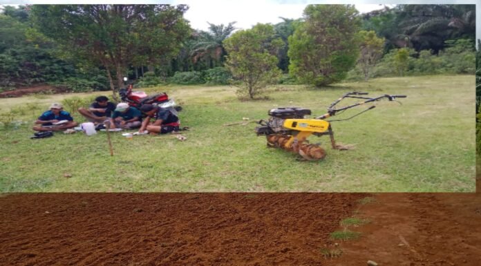 Menjelang HUT RI Ke 80 Pemdes Marga Jaya Bersama Karang Taruna Gotong Royong Persiapan Di Lokasi Kegiatan