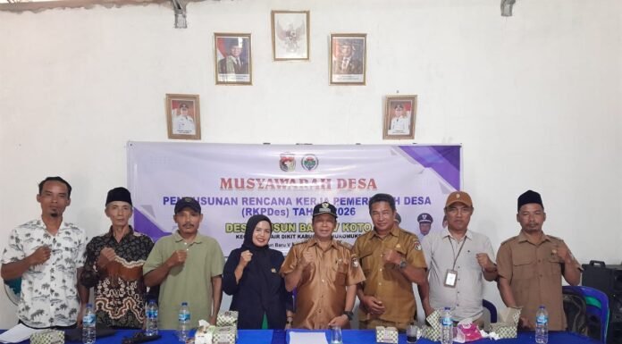 Pemdes Dusun Baru v Koto Gelar Musyawarah Desa Penyusun Rencana Kerja Pemerintah Desa (Rkpdes) Tahun 2026