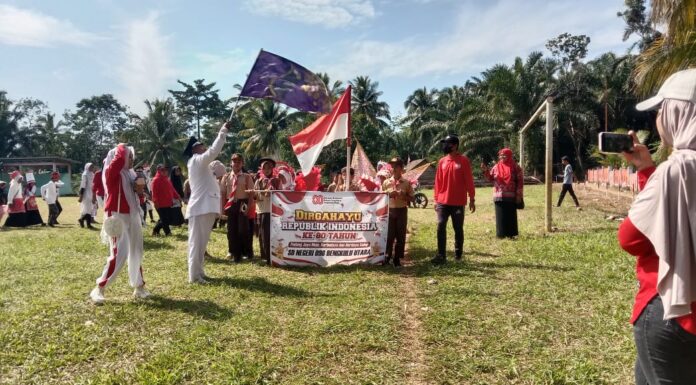 Memeriahkan HUT RI ke 80 Pemdes Tanah Tinggi Gelar Pawai Karnaval Pembanguan Tingkat Desa