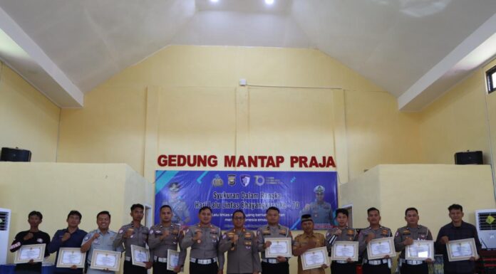 Polres Mukomuko Gelar Syukuran HUT Lalu Lintas Bhayangkara ke-70 Tahun 2025