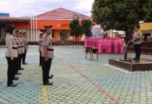 Kapolres Bengkulu Utara Pimpin Sertijab Sejumlah Pejabat Utama dan Kapolsek