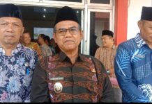 Wakil Bupati Bengkulu Utara H. Sumarno Menghadiri Sertijab Kadis Dispendik Definitif Dr. Firdaus, S.Pd., M.Pd