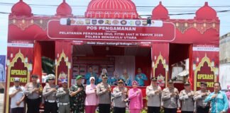 Kapolres Bengkulu Utara Cek Kesiapan Pos Pam Lais dan Ketahun Untuk Keamanan Mudik Lebaran