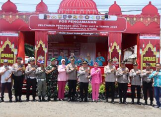 Kapolres Bengkulu Utara Cek Kesiapan Pos Pam Lais dan Ketahun Untuk Keamanan Mudik Lebaran