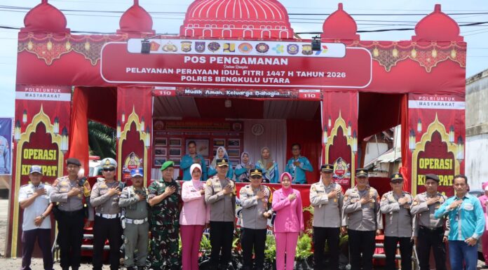 Kapolres Bengkulu Utara Cek Kesiapan Pos Pam Lais dan Ketahun Untuk Keamanan Mudik Lebaran