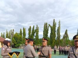 Polres Bengkulu Utara Gelar Sertijab Sejumlah Pejabat, Kapolres Tekankan Adaptasi dan Loyalitas