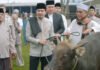 Bupati Arie Septia Adinata. SE. M.Ap Shalat Idul Adha Bersama Warga di Masjid Agung Baitul Makmur